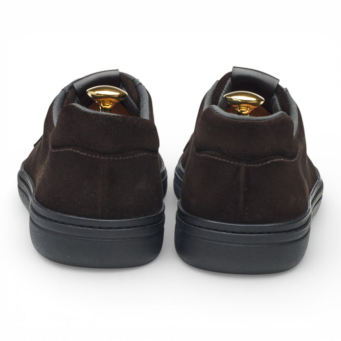 'Mirfield' Dark Brown Suede Sneakers UK 6.5