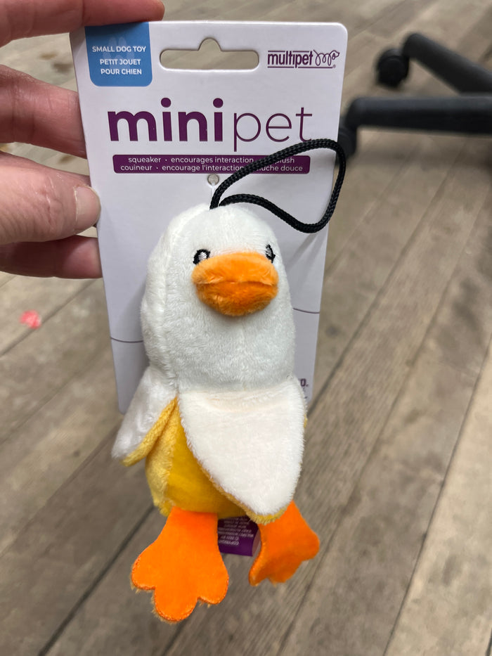 Multipet Minipet Ducknana 4" for Tiny Dogs
