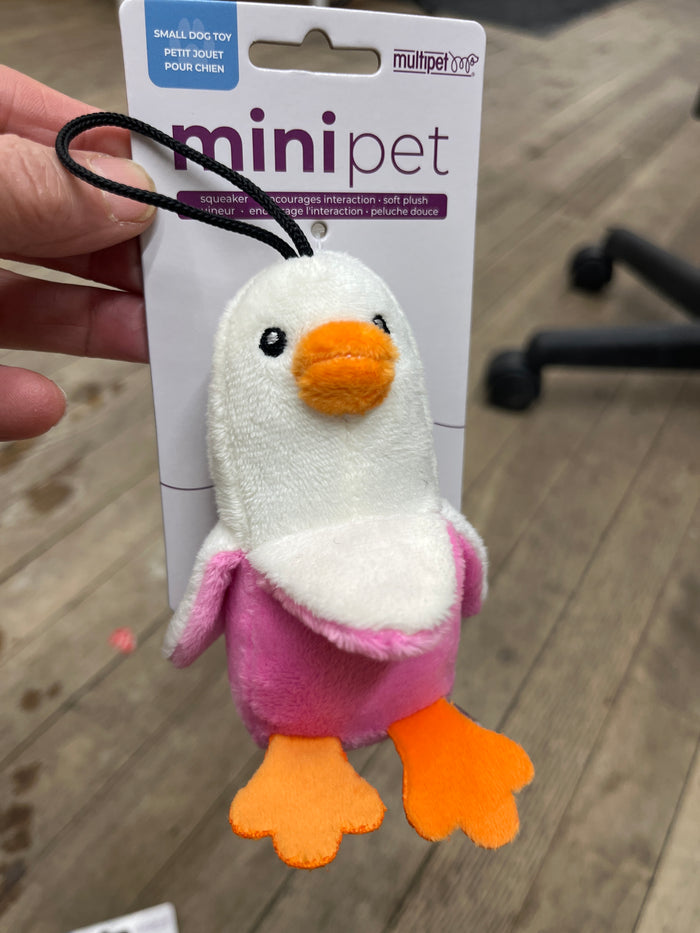 Multipet Minipet Ducknana 4" for Tiny Dogs