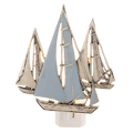 Night Light - Layered Sailboat