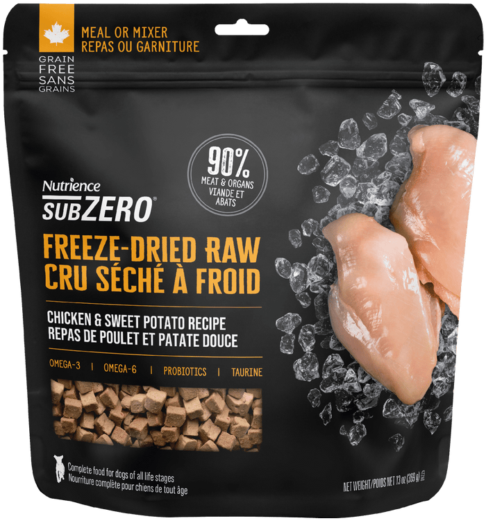 Nutrience🍁SubZero Chicken & Sweet Potato Freeze Dried Raw Dog Food