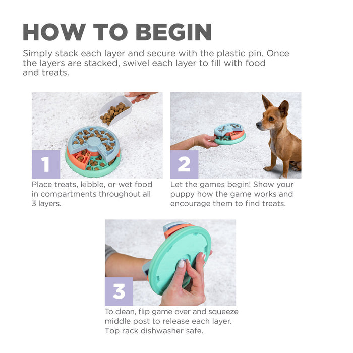 Outward Hound Nina Ottosson Puppy Lickin' Layers