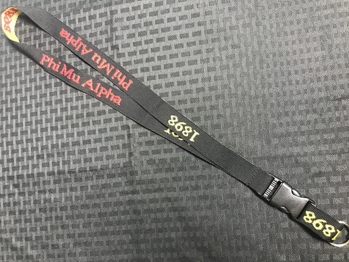 Phi Mu Alpha Embroidered Lanyard SAV