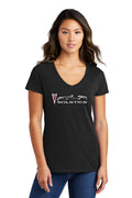 Pontiac Solstice ladies short sleeve V-neck Gildan T-shirt