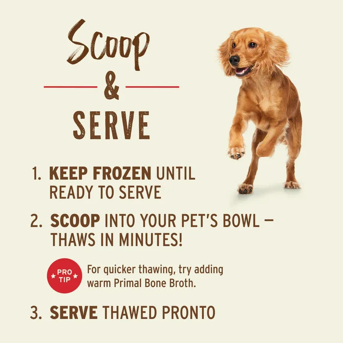 Primal™ Frozen Raw Scoopable Pronto Chicken Recipe Dog Food