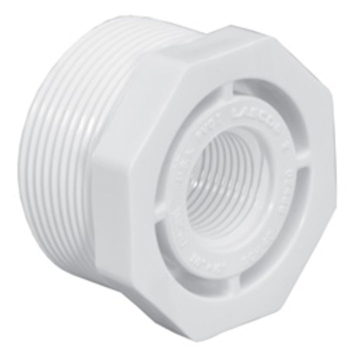 Reducing Bushing, 3 x 2 MIPT x FIPT PVC Schedule 40"