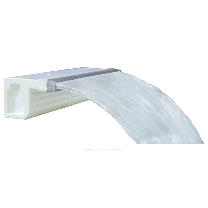 CMP 36In Pool Waterfa Waterfall Rain 36In White 6In Lip | 25587-330-000