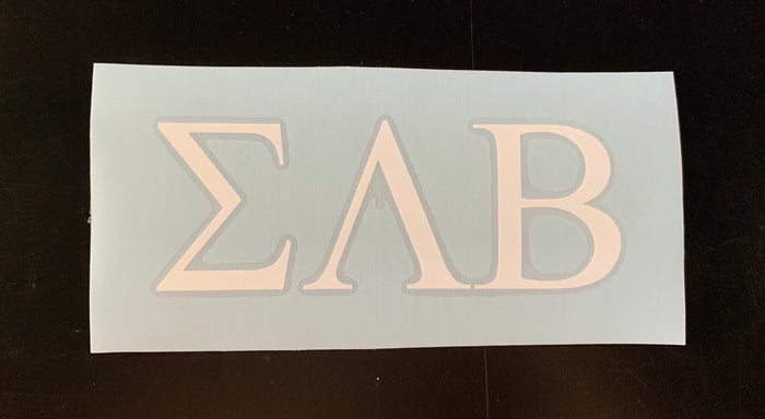 Sigma Lambda Beta Vinyl Decal