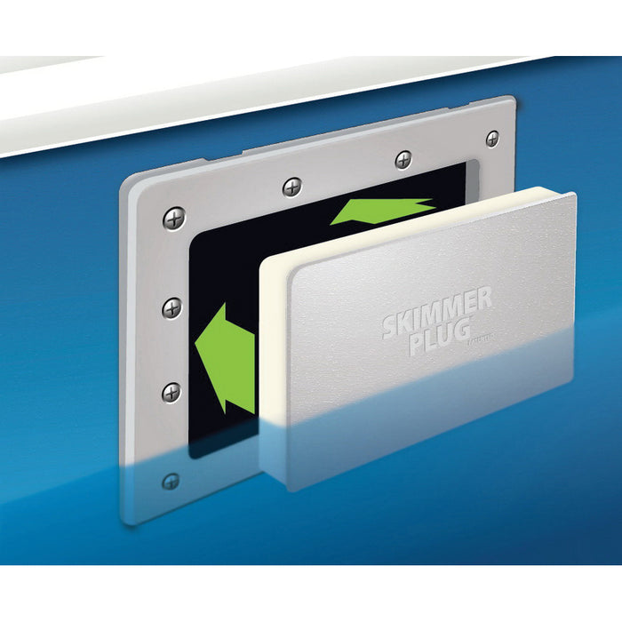 Simpool Wide Mouth Skimmer Plug for Hayward SP1085, Rectangle | IGWM-H