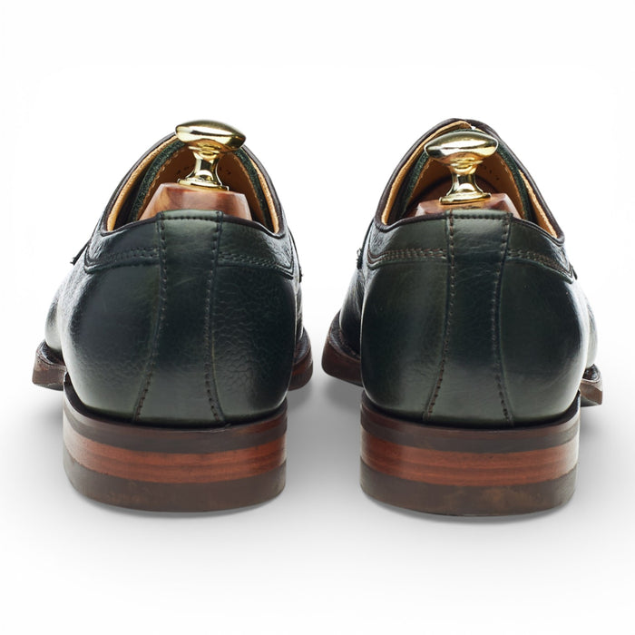 'Skye' Olive Green Grain Leather Debry UK 7.5 F