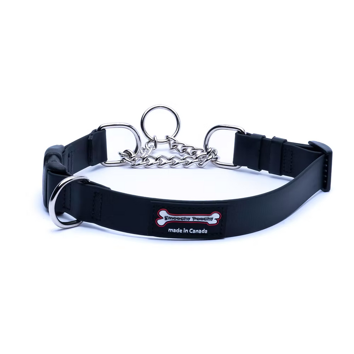Smoochy Poochy 🍁Black Waterproof Martingale Collar