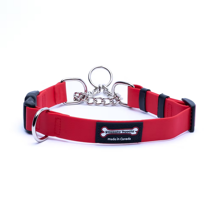 Smoochy Poochy 🍁Red Waterproof Martingale Collar