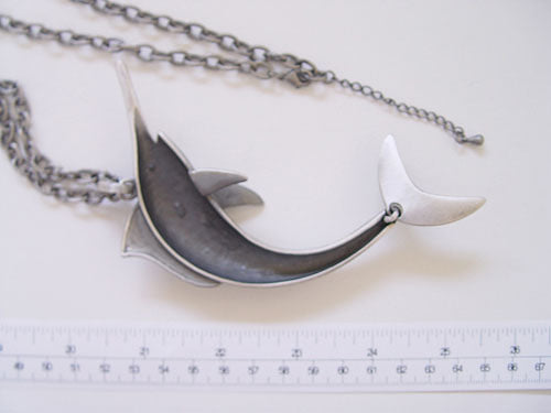 Stunning Jumping Swordfish Necklace Pendant