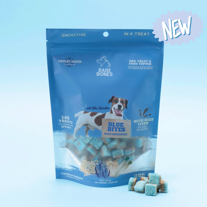 The Barebones Co.🍁 Blue Bites 35g - 140 Treats/Bag