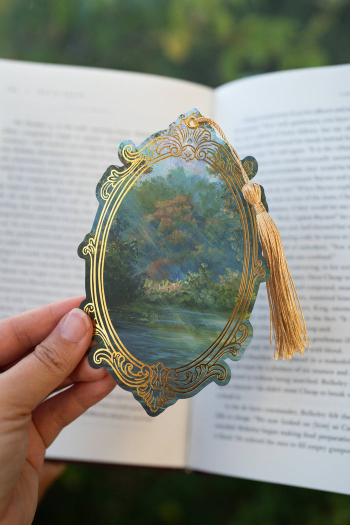The Bookish Atelier - The Dreamlit Pond Foil Bookmark | Bookish Romantasy