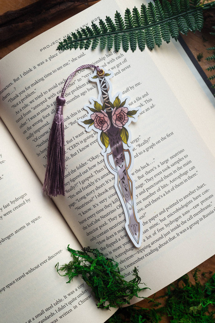The Bookish Atelier - The Floral Blade Bookmark