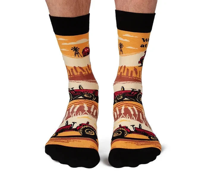Tractor Tamer Socks For Him  🍁 Uptown Sox Ltd.