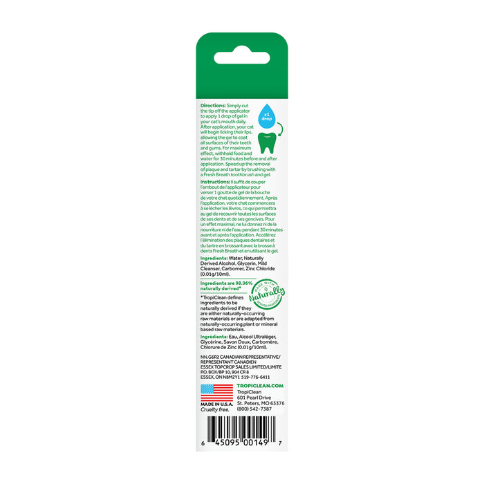 Tropiclean Fresh Breath Oral Care Gel for Cats