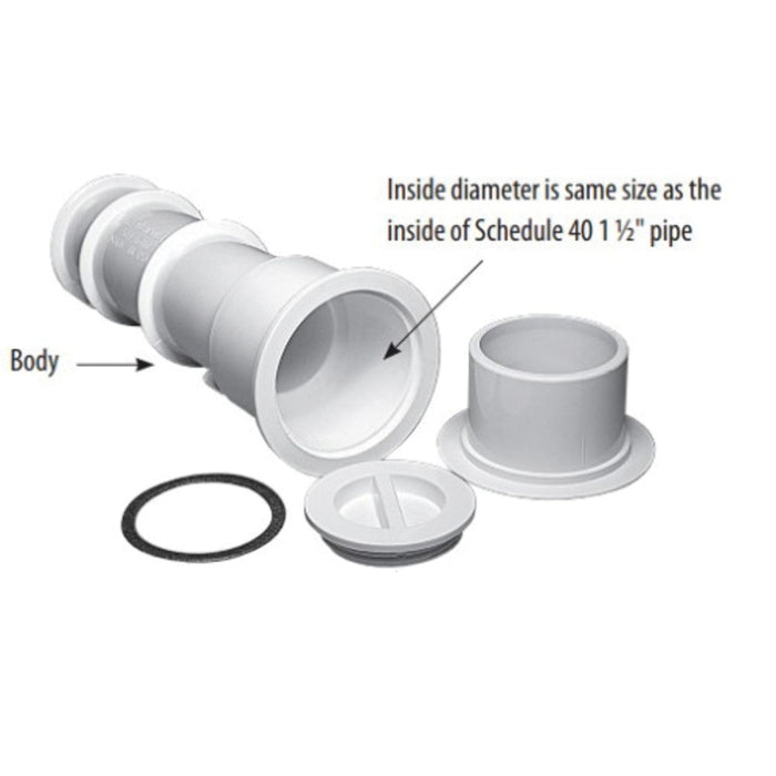 Waterway Volleyball Pole Holder Assembly White | 540-6700 2