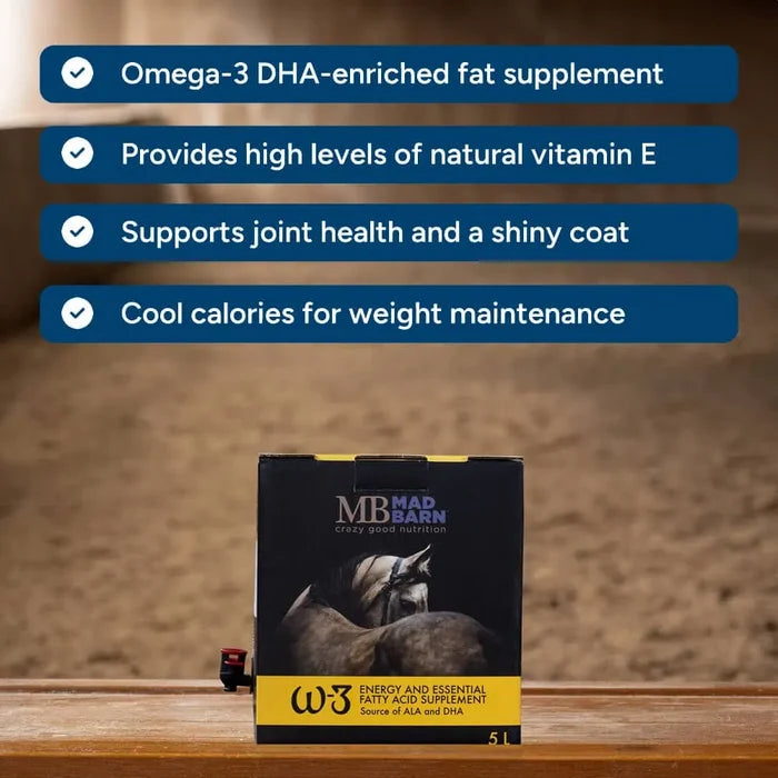 w-3 Oil - DHA-Enriched Fat Supplement 🍁MadBarn