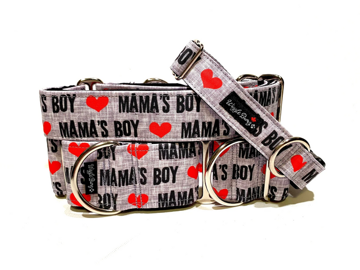 Wiggle Bumz 🍁Mama's Boy Martingale Collar